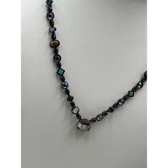 Sorrelli Classic Vintage Austrian AB Crystals Semi Precious stones Necklace - Picture 4 of 16